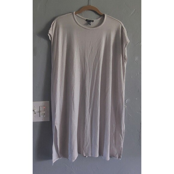 Eileen Fisher Tops Tunic Womens M,Tencell,Lyocell, Spandex Soft 22 Inch Of Arm T - Picture 1 of 10